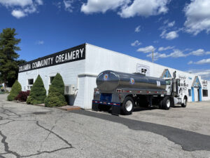 the building that houses columbia community creamery